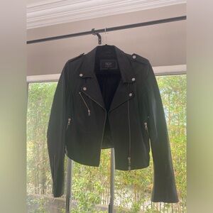 Zara Leather Moto Jacket
